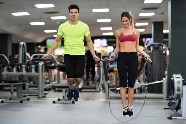 InnoTi Corde à Sauter Crossfit - Avec ou Sans Ballast - Fitness Jump Rope à  Grande Vitesse pour